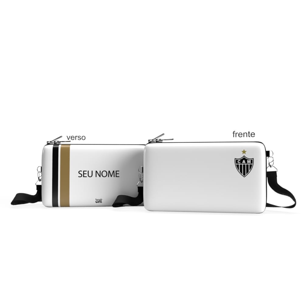 Bolsa Shoulder Bag Atlético Mineiro P Horizontal - Pochete Slim Kameleon