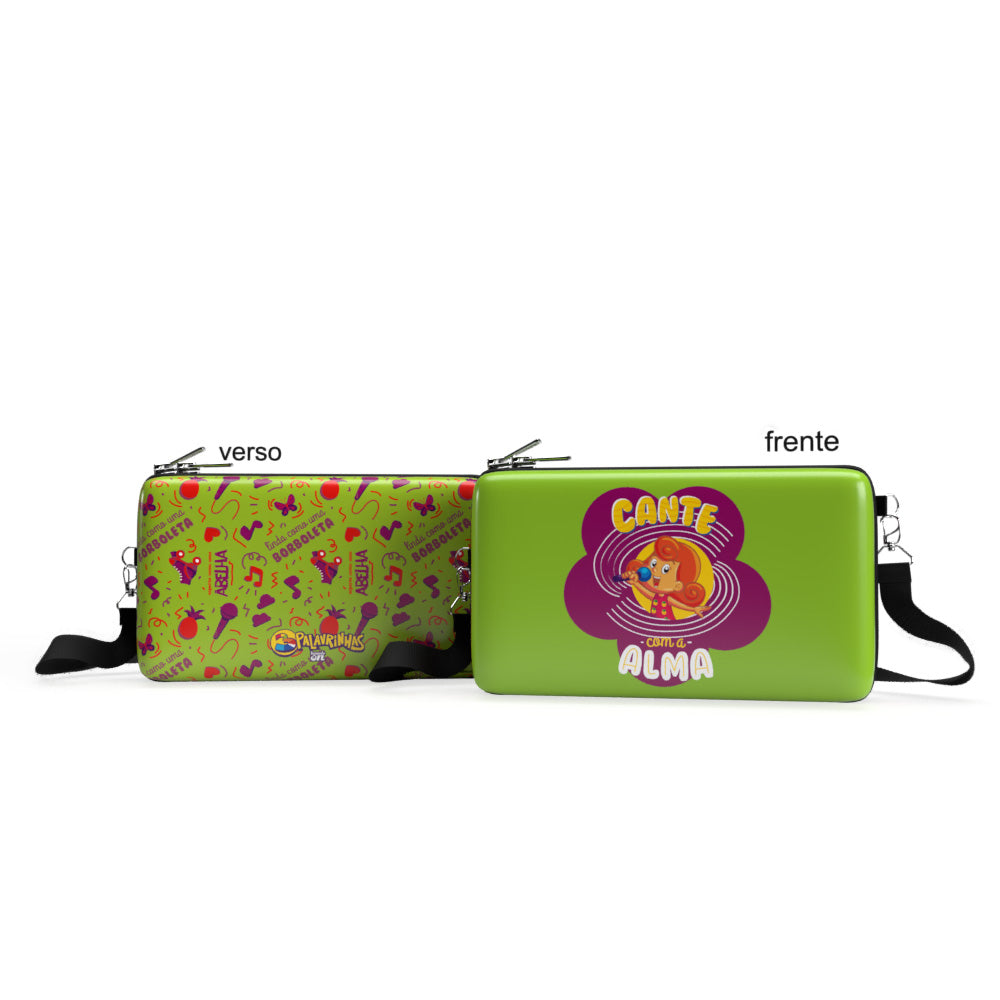 Bolsa Shoulder Bag P Horizontal - 3 Palavrinhas - Pochete Slim Kameleon
