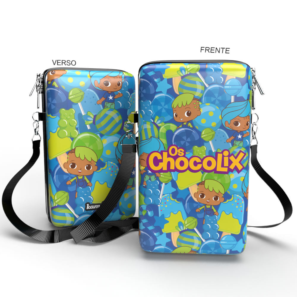 Bolsa Shoulder Bag P Vertical - Chocolix - Pochete Slim Kameleon