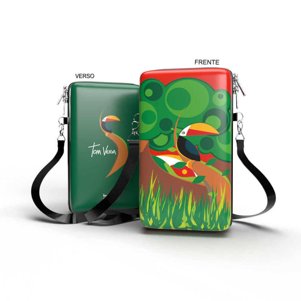 Bolsa Shoulder Bag Tom Veiga P Vertical - Pochete Slim Kameleon