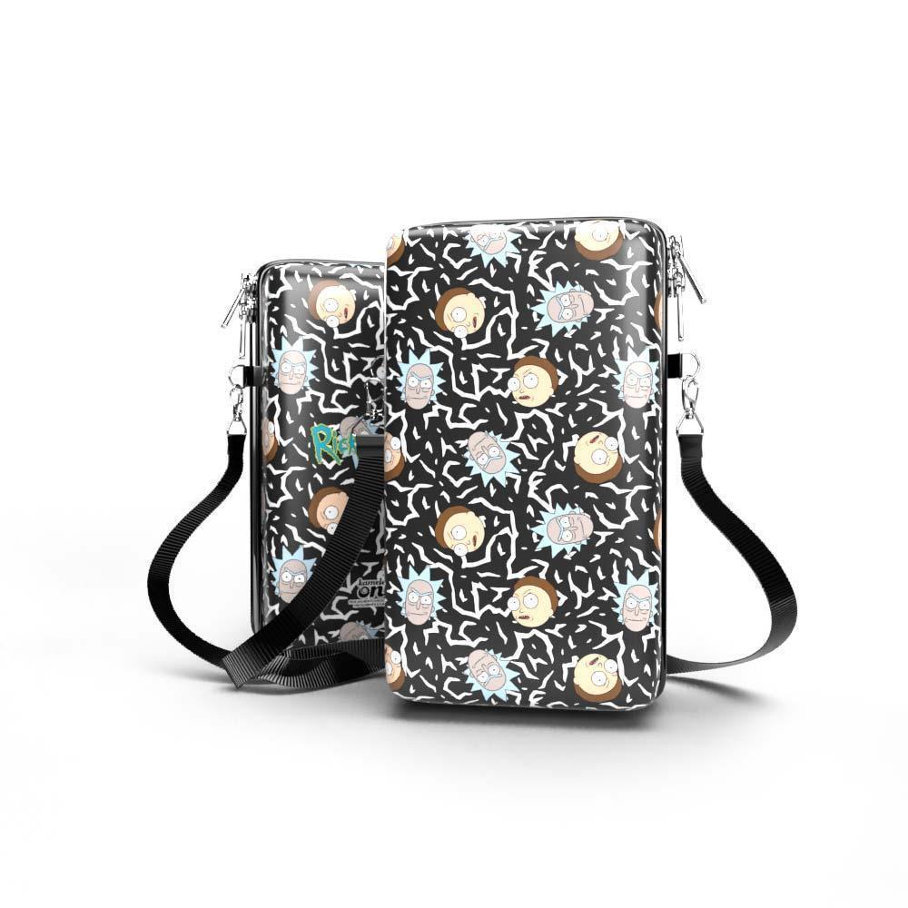 Bolsa Shoulder Bag P Vertical - Rick and Morty - Pochete Slim Kameleon - Kameleon Bags