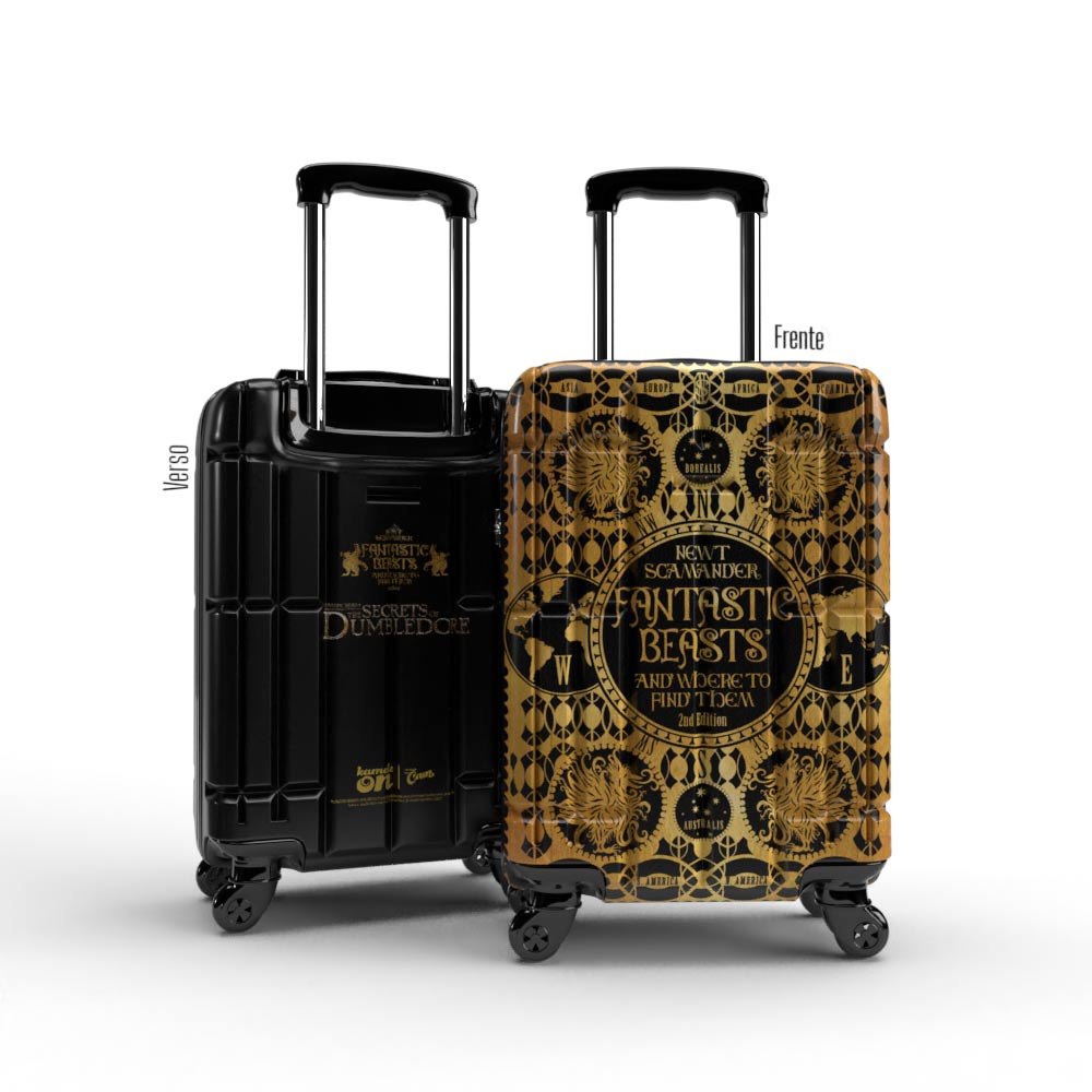 Mala de Viagem Personalizada Animais Fantásticos Kameleon