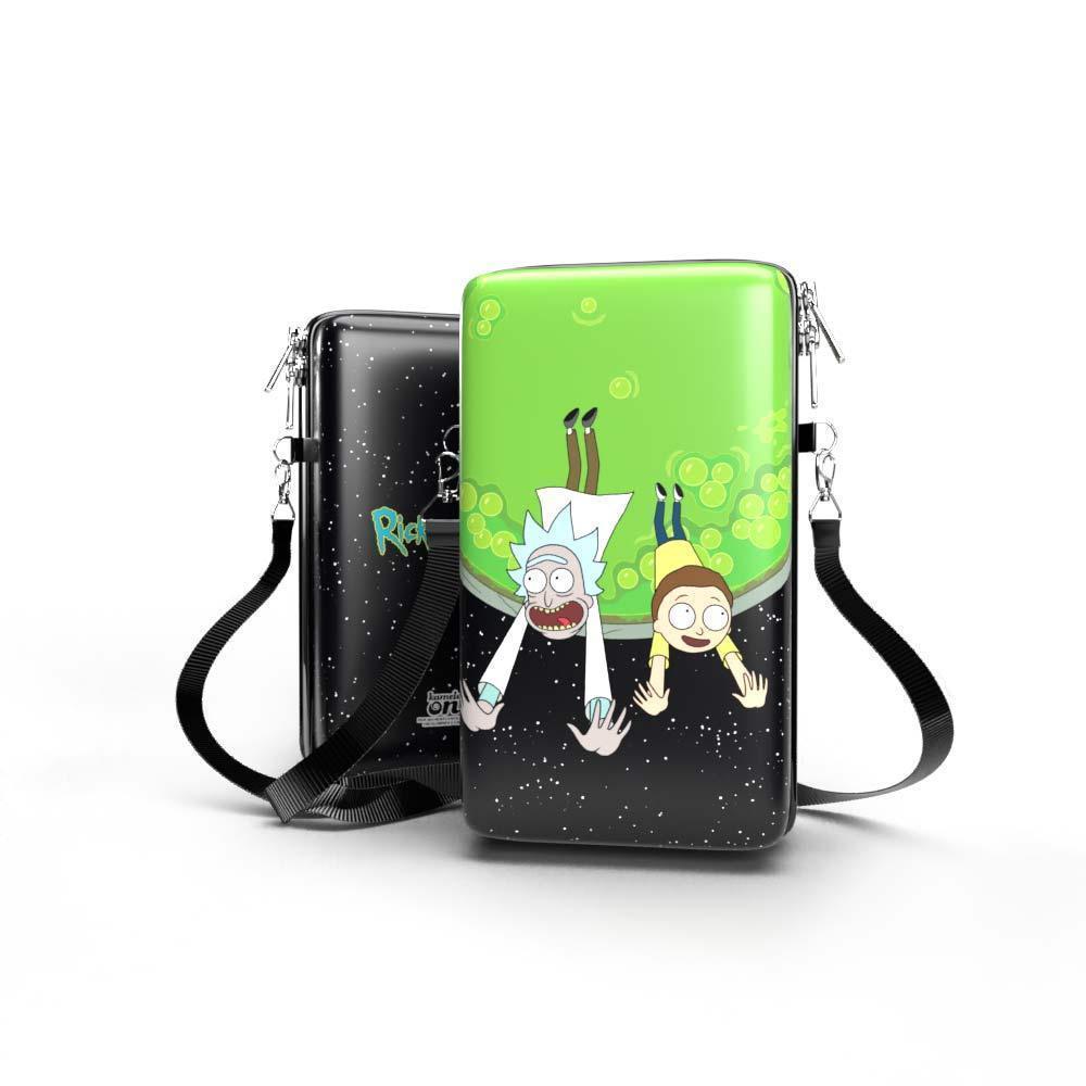 Bolsa Shoulder Bag P Vertical - Rick and Morty - Pochete Slim Kameleon - Kameleon Bags