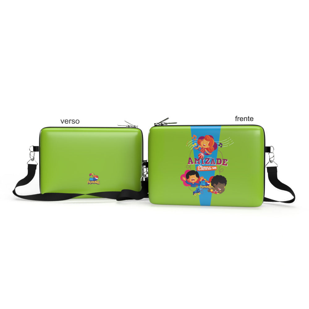 Bolsa Shoulder Bag 3 Palavrinhas G - Pochete/Lancheira/Estojo Kameleon