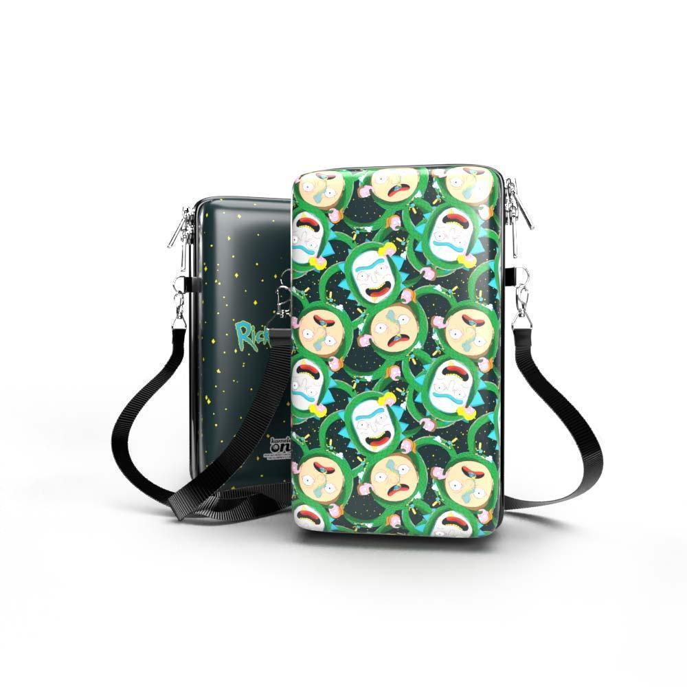 Bolsa Shoulder Bag P Vertical - Rick and Morty - Pochete Slim Kameleon - Kameleon Bags