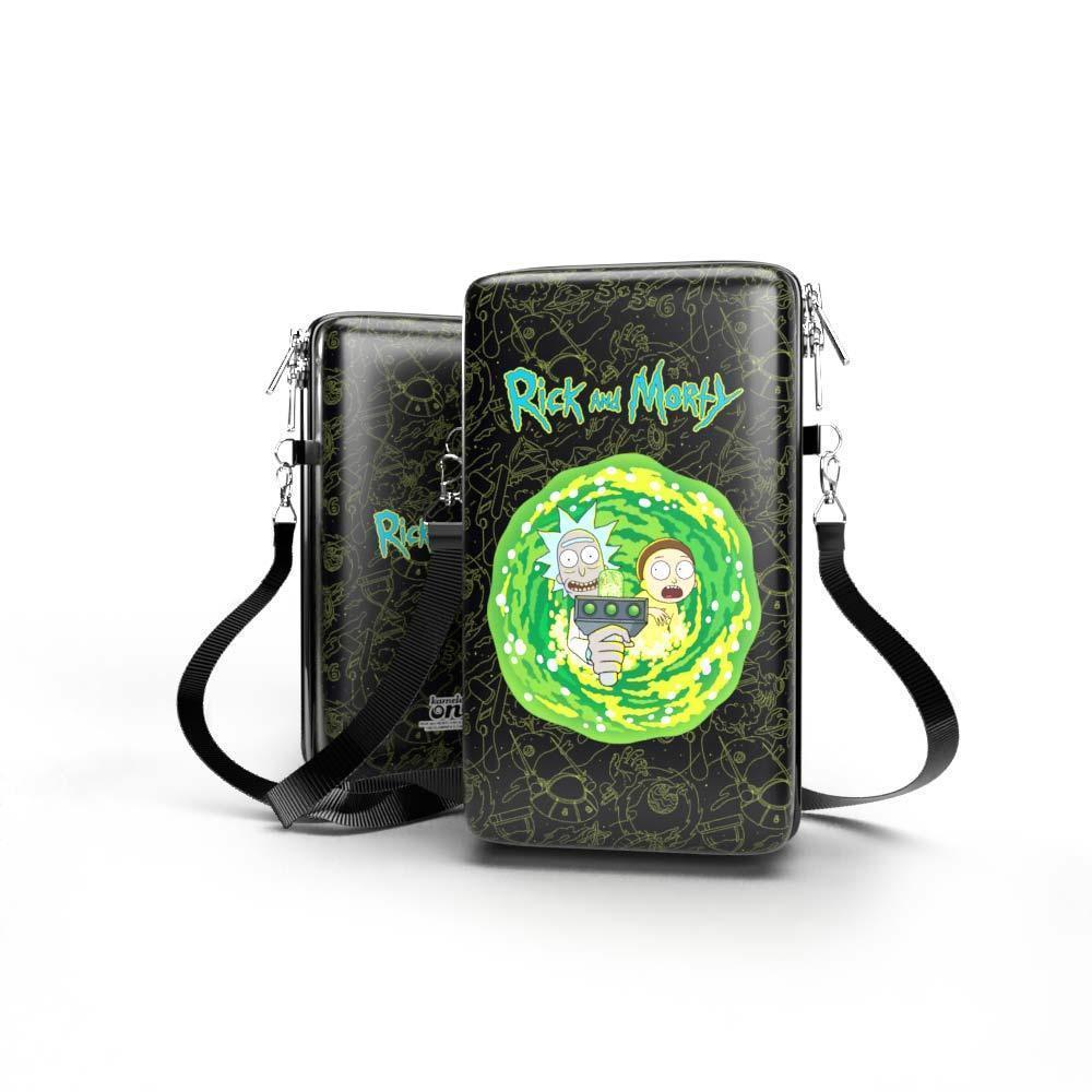 Bolsa Shoulder Bag P Vertical - Rick and Morty - Pochete Slim Kameleon - Kameleon Bags