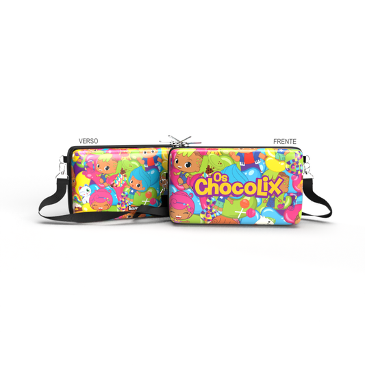 Bolsa Shoulder Bag P Horizontal - Chocolix - Pochete Slim Kameleon
