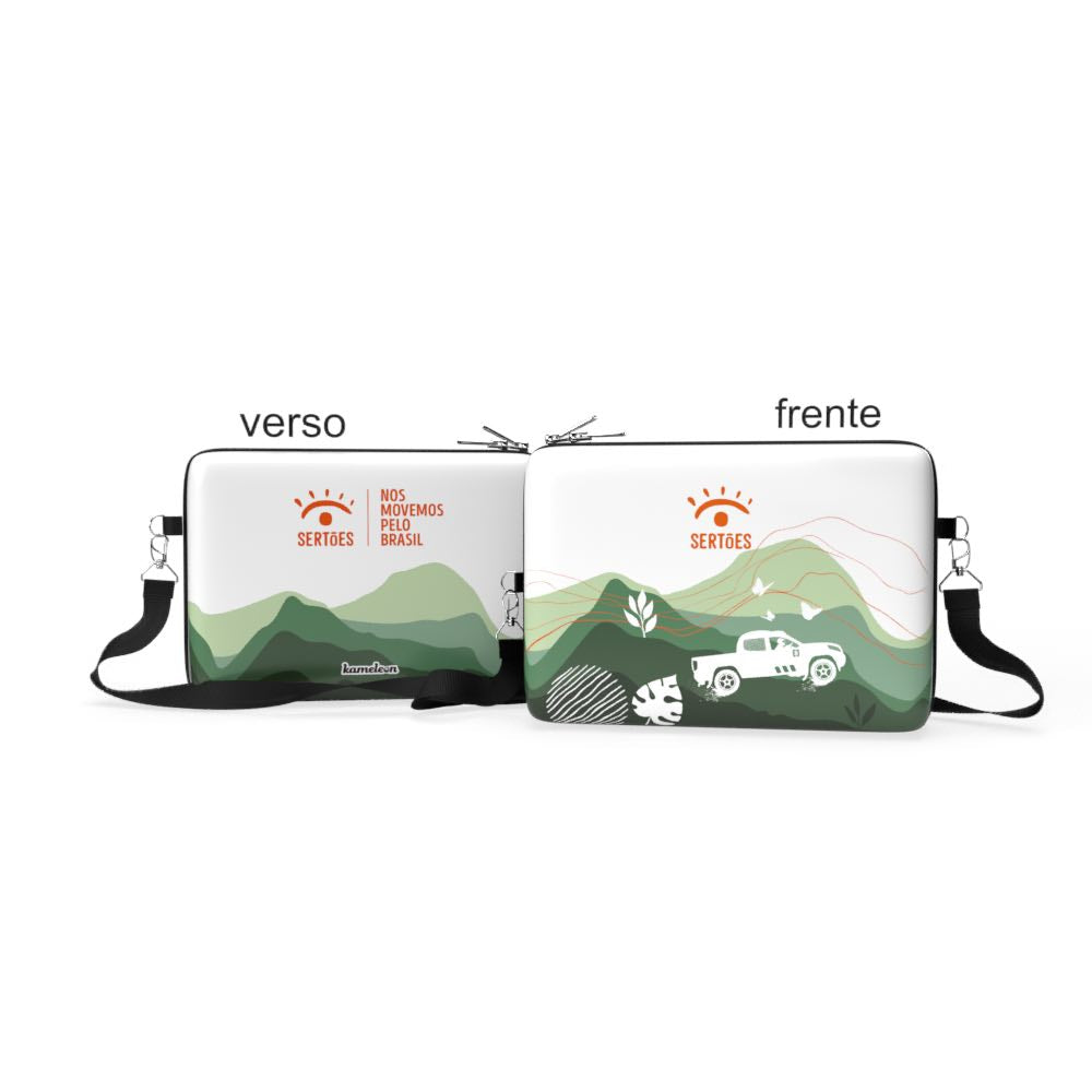 Bolsa Shoulder Bag Sertoes G - Pochete/Lancheira/Estojo Kameleon