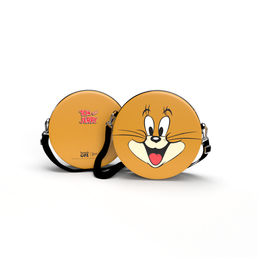 Bolsa Shoulder Bag Tom and Jerry Redonda - Pochete Slim Kameleon