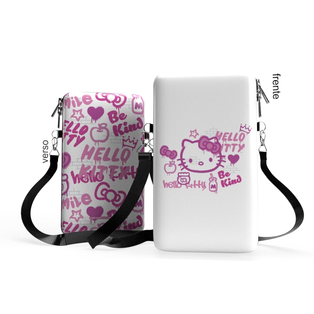 Shoulder Bag P Vertical - Hello Kitty - Bolsa Pochete Slim Kameleon