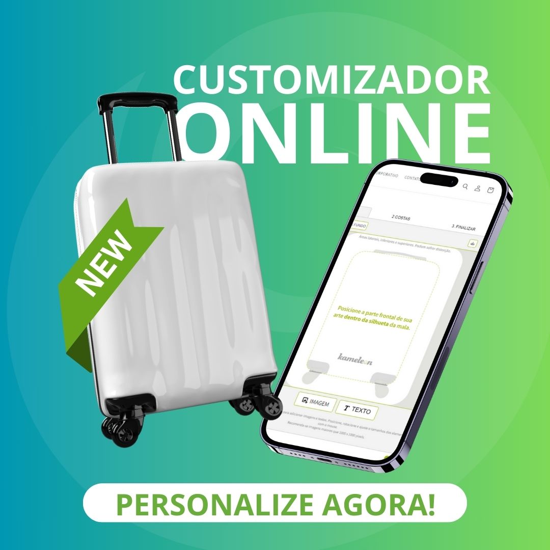 Mala de Bordo Personalizada - Kameleon - Personalize com seu estilo