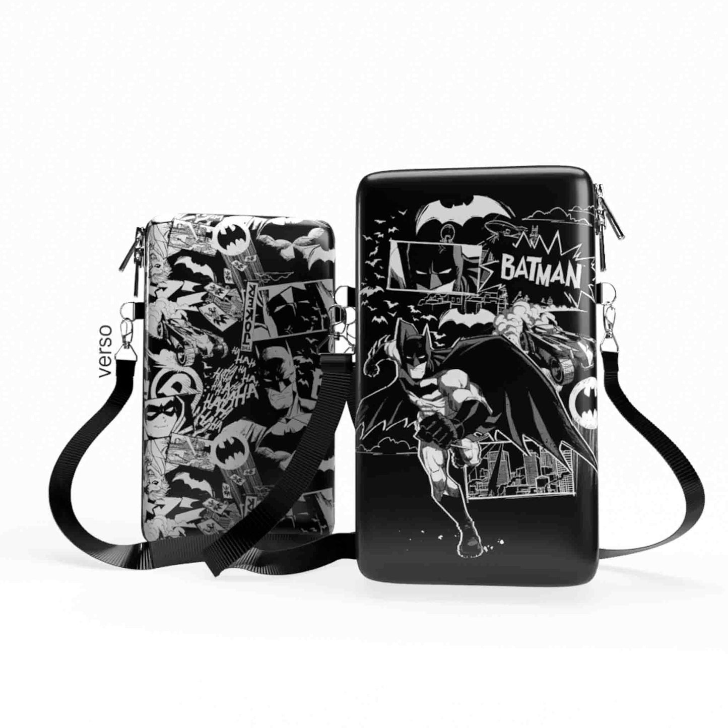 Bolsa Shoulder Bag P Vertical - Batman - Pochete Slim Kameleon