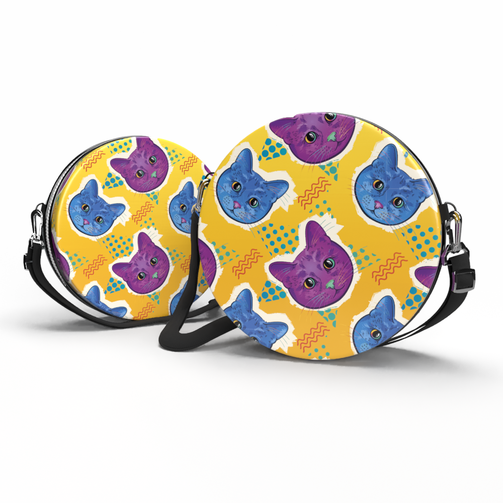 Bolsa Shoulder Bag Redonda - Gatos