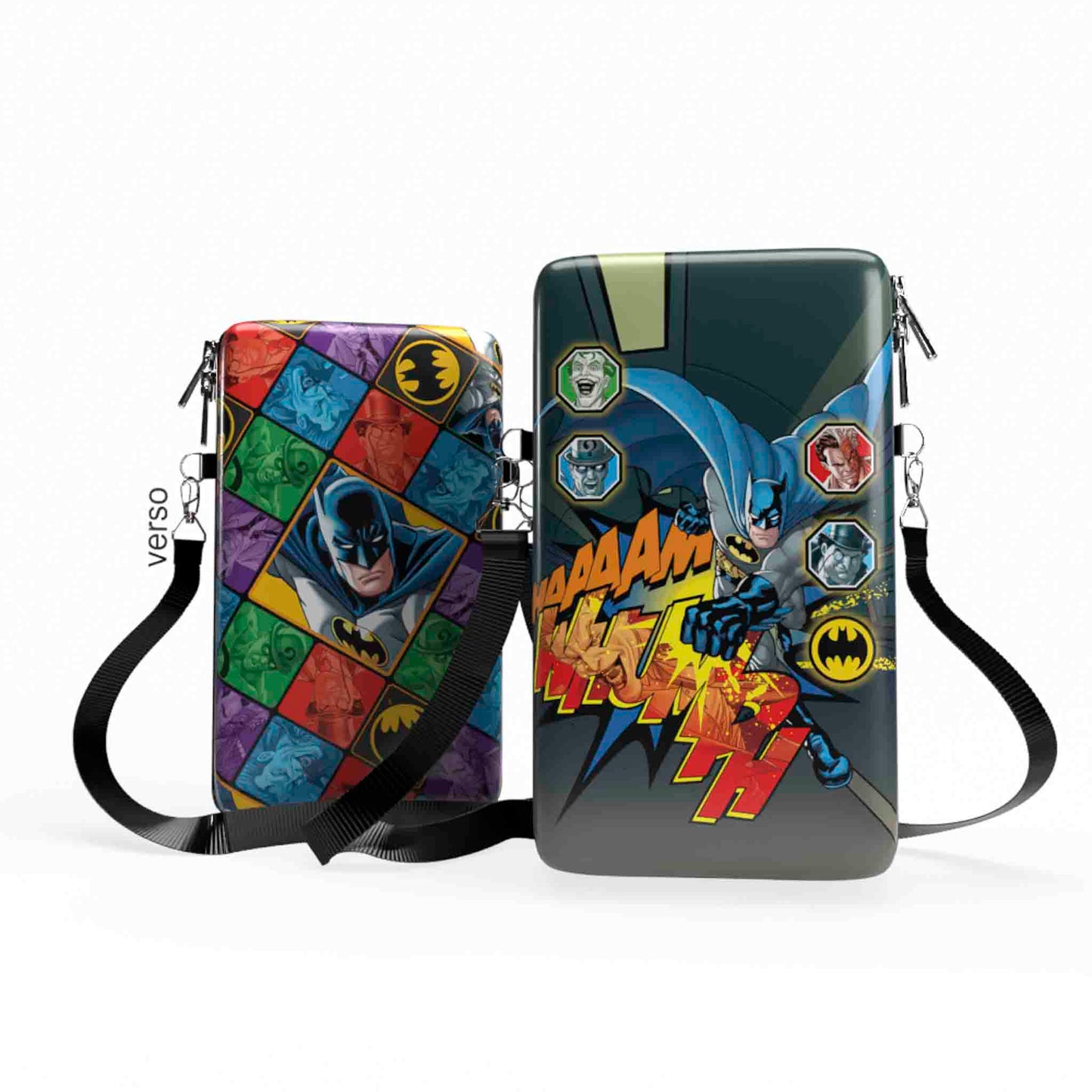 Bolsa Shoulder Bag P Vertical - Batman - Pochete Slim Kameleon