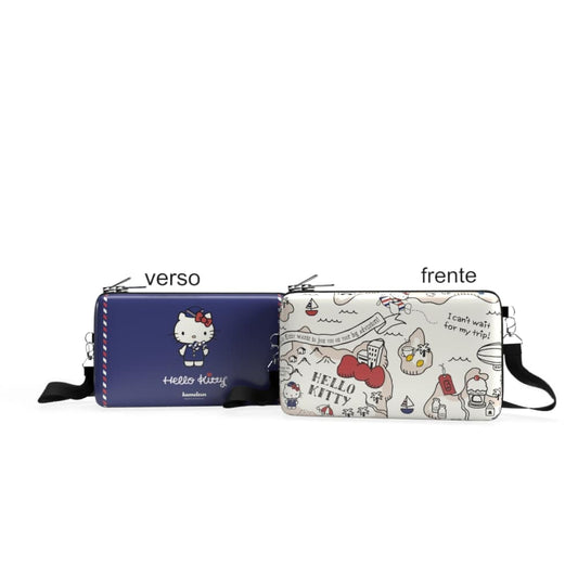 Bolsa Shoulder Bag P Horizontal - Hello Kitty - Pochete Slim Kameleon - Kameleon Bags