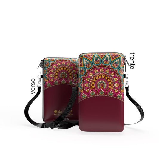 Bolsa Shoulder Bag Bela India P Vertical - Pochete Slim Kameleon