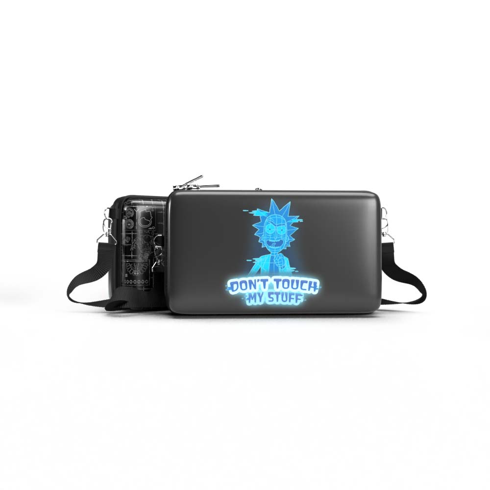 Bolsa Shoulder Bag P Horizontal - Rick and Morty - Pochete Slim Kameleon