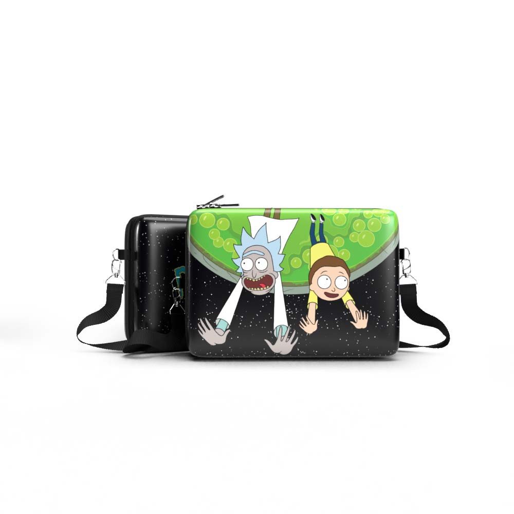 Bolsa Shoulder Bag Rick and Morty G - Pochete/Lancheira/Estojo Kameleon