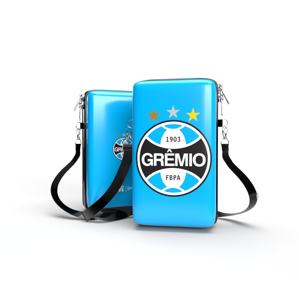 Bolsa Shoulder Bag P Vertical - Grêmio - Pochete Slim Kameleon