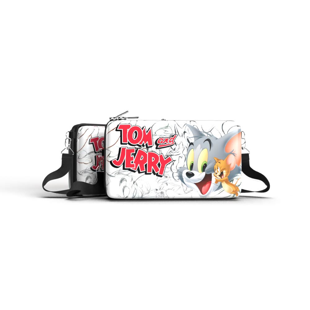 Bolsa Shoulder Bag P Horizontal - Tom and Jerry - Pochete Slim Kameleon