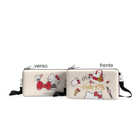 Bolsa Shoulder Bag P Horizontal - Hello Kitty - Pochete Slim Kameleon - Kameleon Bags