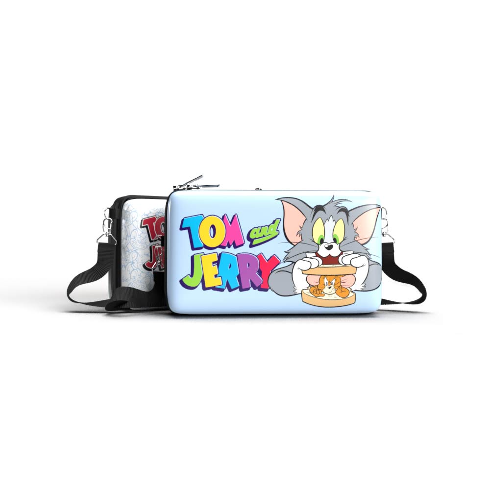 Bolsa Shoulder Bag P Horizontal - Tom and Jerry - Pochete Slim Kameleon