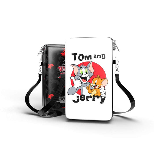 Bolsa Shoulder Bag P Vertical - Tom and Jerry - Pochete Slim Kameleon