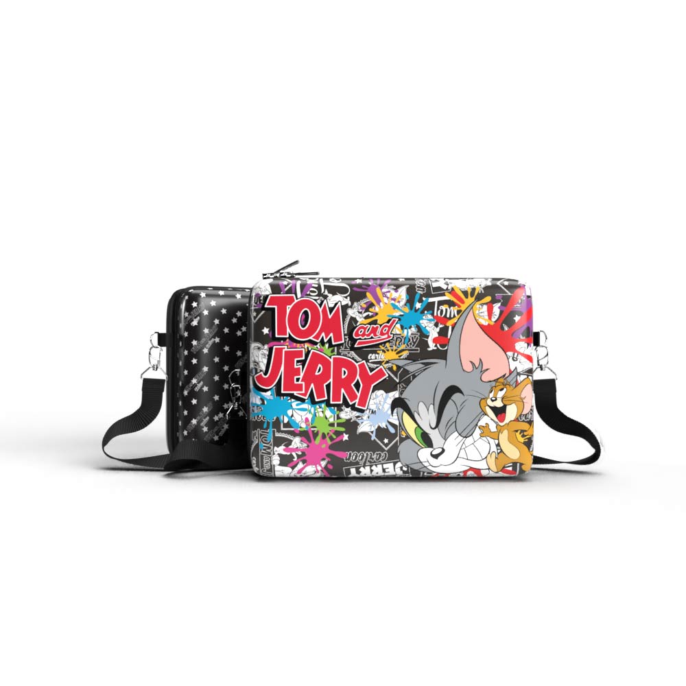 Bolsa Shoulder Bag Tom and Jerry G - Pochete/Lancheira/Estojo Kameleon