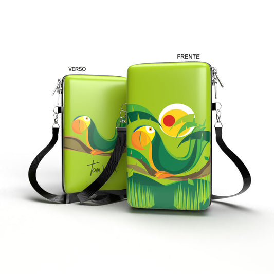 Bolsa Shoulder Bag Tom Veiga P Vertical - Pochete Slim Kameleon