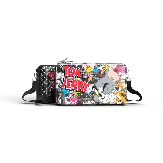 Bolsa Shoulder Bag P Horizontal - Tom and Jerry - Pochete Slim Kameleon - Kameleon Bags