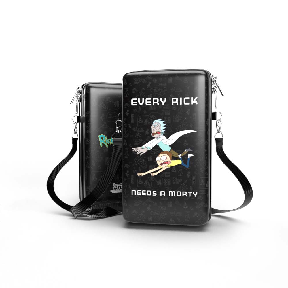 Bolsa Shoulder Bag P Vertical - Rick and Morty - Pochete Slim Kameleon