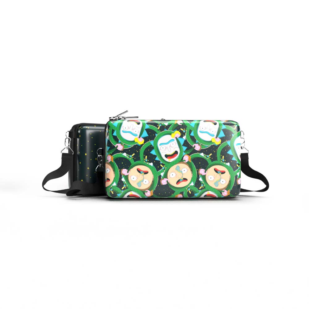 Bolsa Shoulder Bag P Horizontal - Rick and Morty - Pochete Slim Kameleon