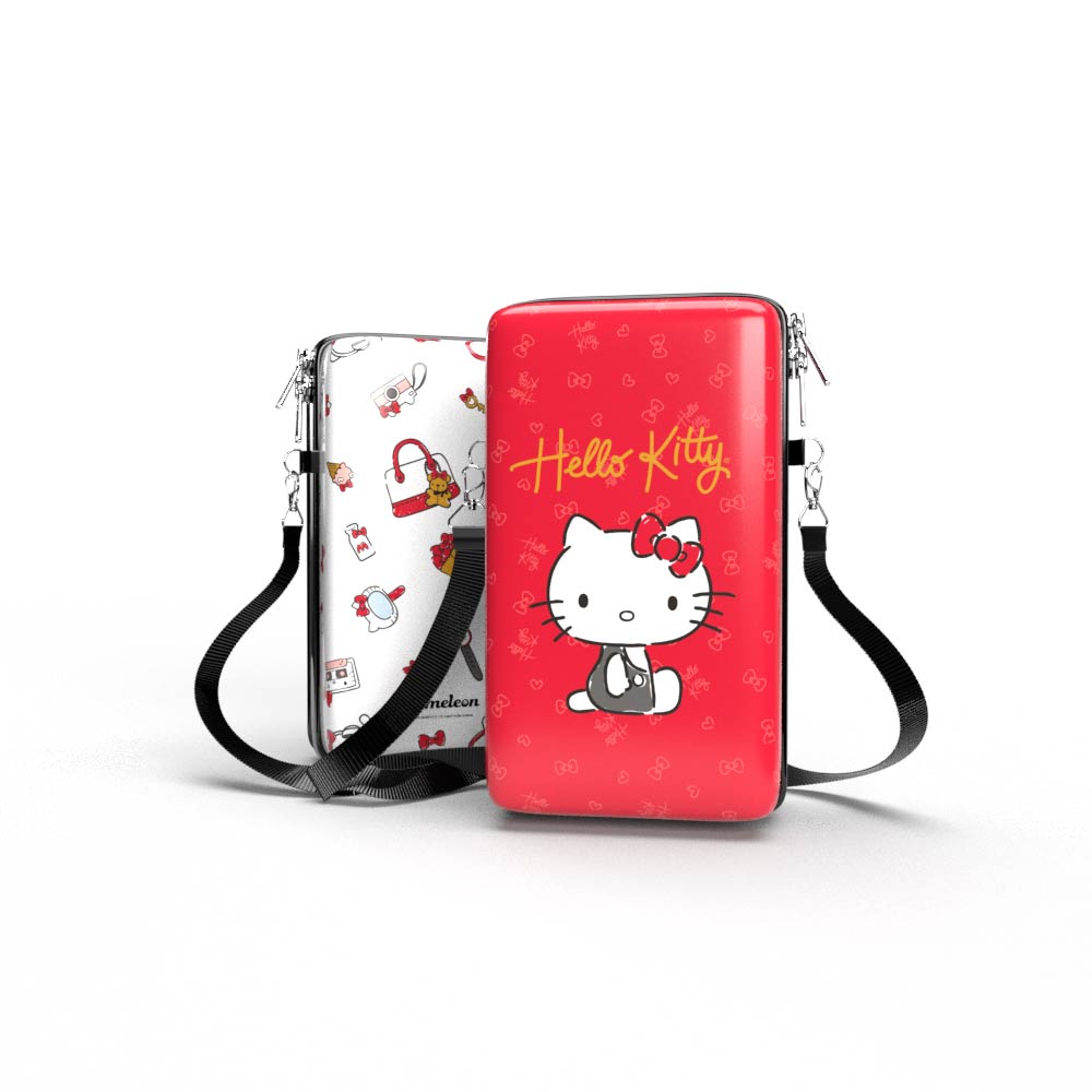 Bolsa Shoulder Bag P Vertical - Hello Kitty - Pochete Slim Kameleon