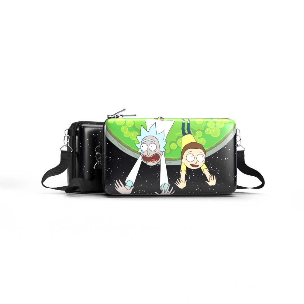 Bolsa Shoulder Bag P Horizontal - Rick and Morty - Pochete Slim Kameleon