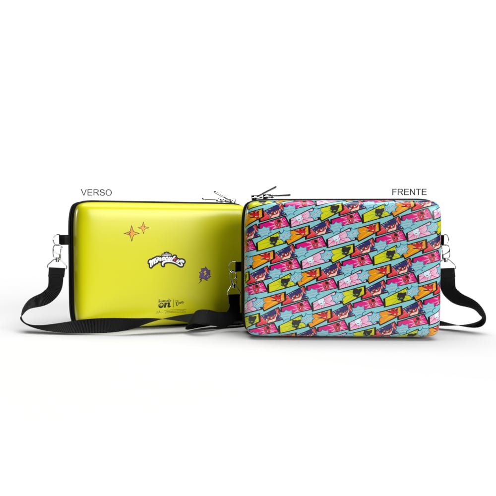 Bolsa Shoulder Bag Miraculous Ladybug G - Pochete/Lancheira/Estojo Kameleon