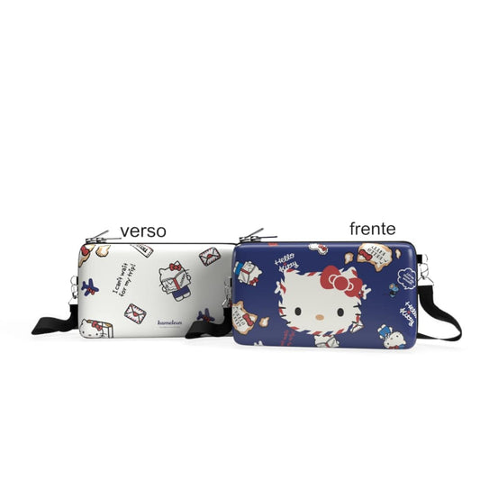 Bolsa Shoulder Bag P Horizontal - Hello Kitty - Pochete Slim Kameleon - Kameleon Bags