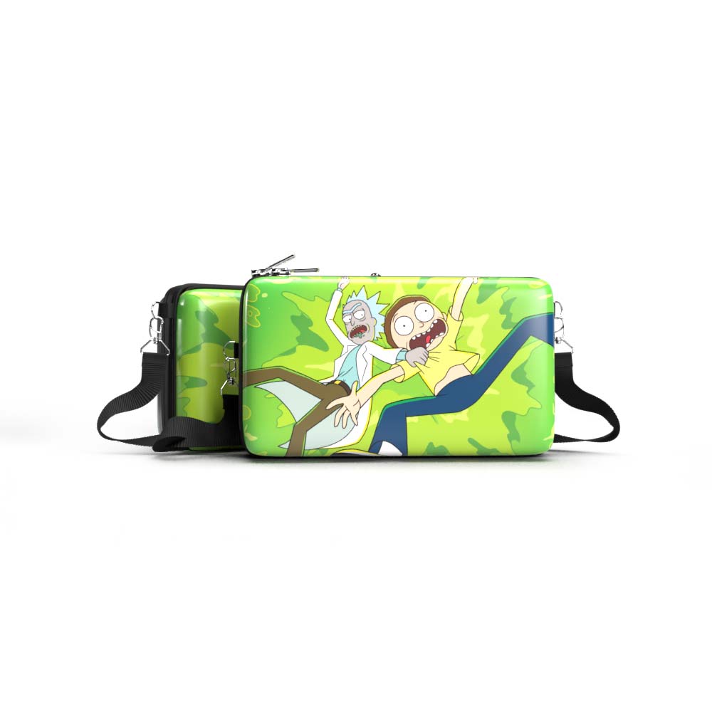 Bolsa Shoulder Bag P Horizontal - Rick and Morty - Pochete Slim Kameleon