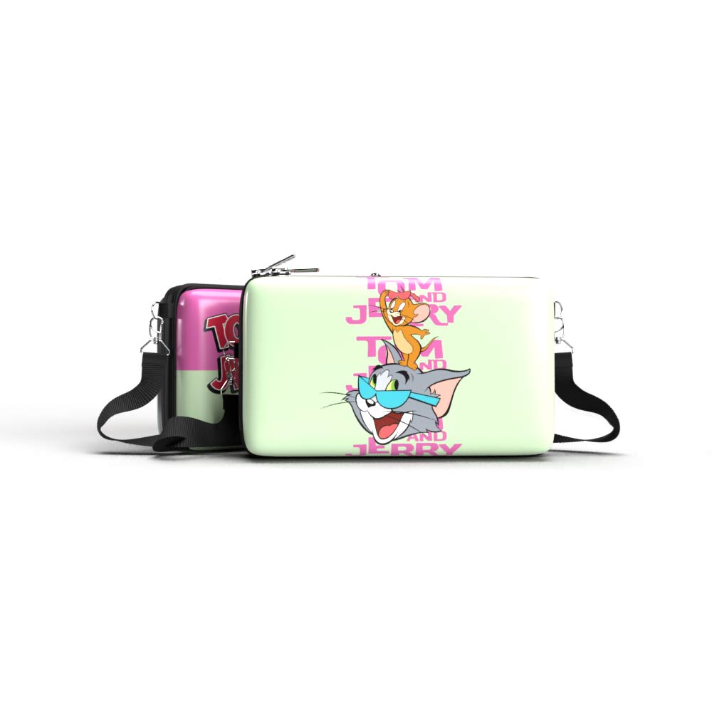 Bolsa Shoulder Bag P Horizontal - Tom and Jerry - Pochete Slim Kameleon