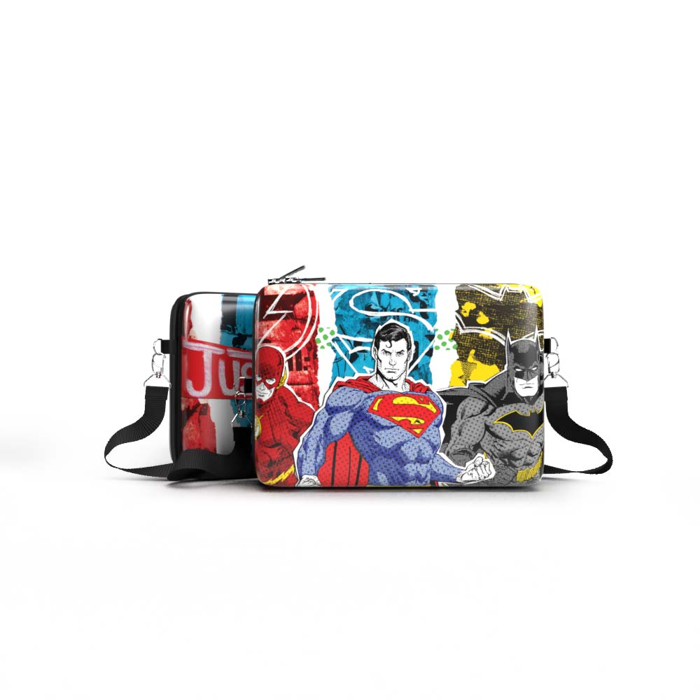 Bolsa Shoulder Bag Liga da Justiça G - Pochete/Lancheira/Estojo Kameleon