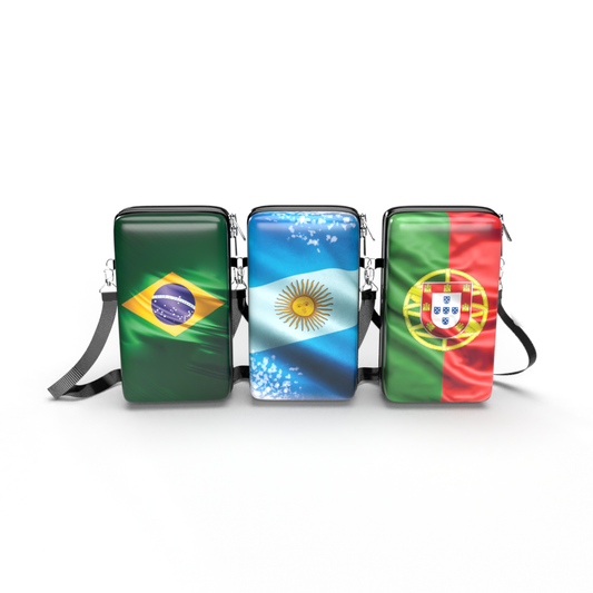 Bolsa Shoulder Bag P Vertical - Copa do Mundo - Pochete Slim Kameleon
