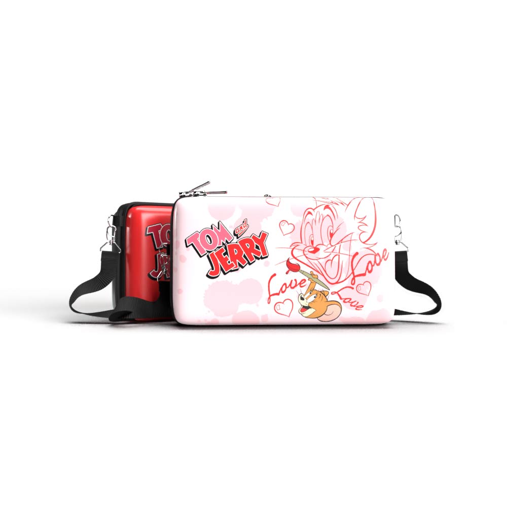 Bolsa Shoulder Bag P Horizontal - Tom and Jerry - Pochete Slim Kameleon