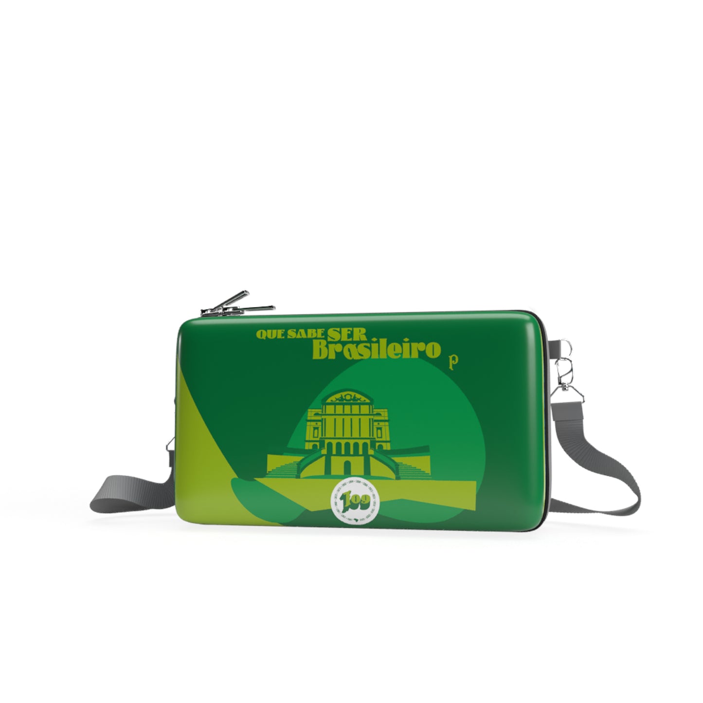 Bolsa Shoulder Bag P Horizontal - Palmeiras - Pochete Slim Kameleon