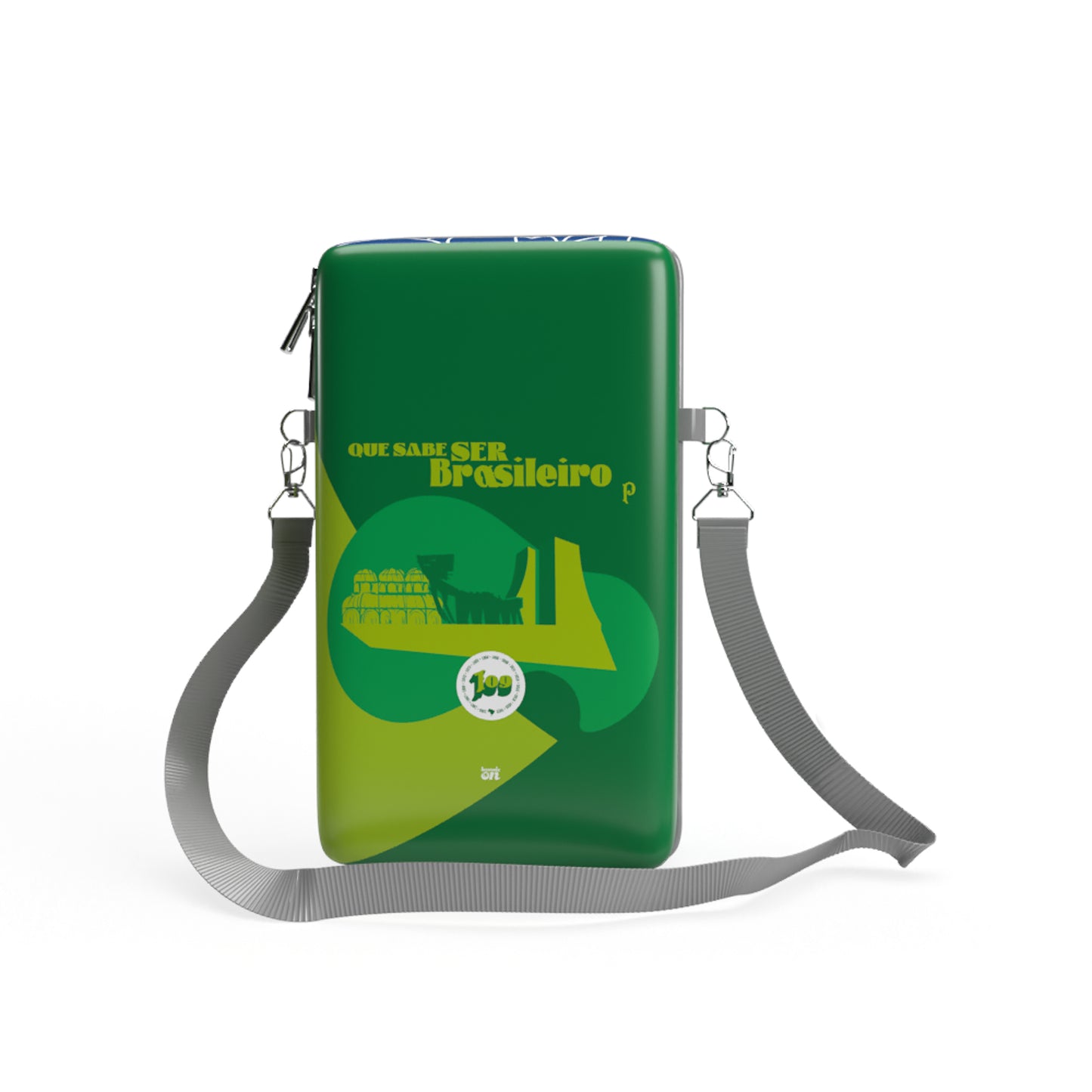 Bolsa Shoulder Bag P Vertical - Palmeiras - Pochete Slim Kameleon