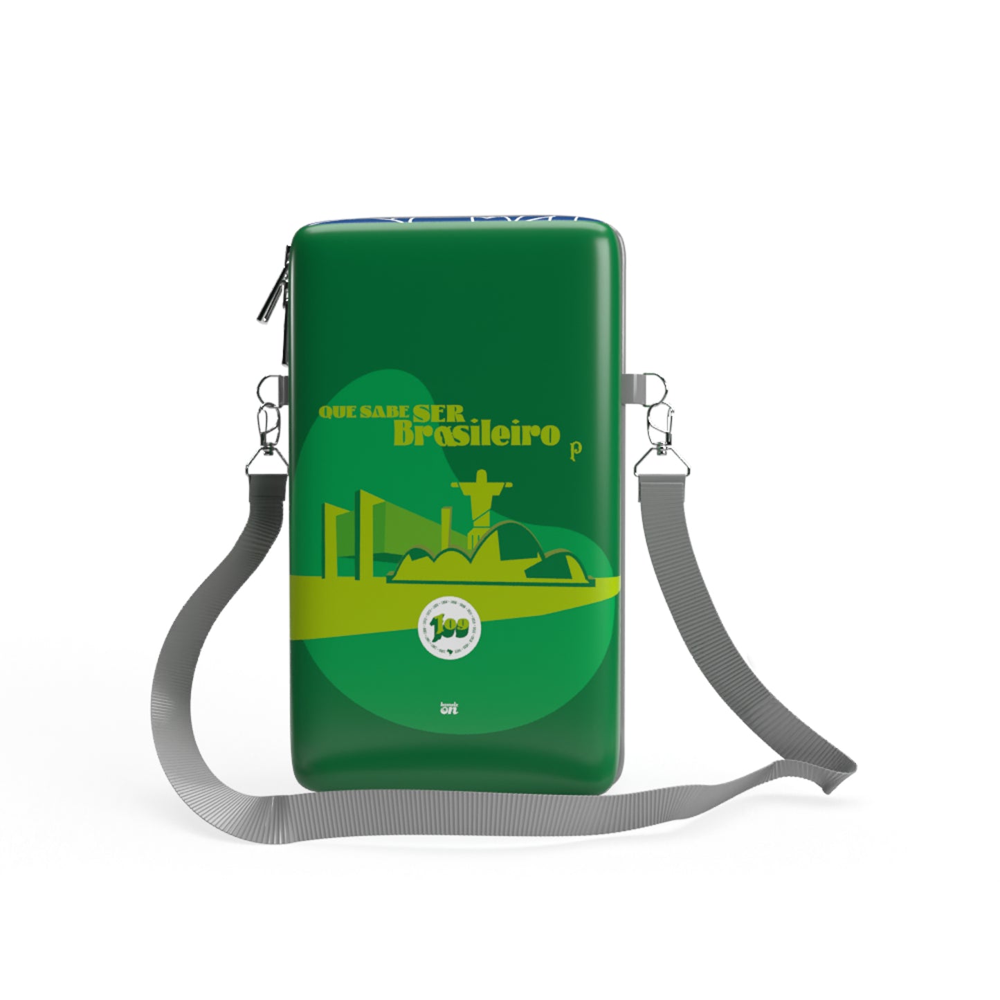 Bolsa Shoulder Bag P Vertical - Palmeiras - Pochete Slim Kameleon