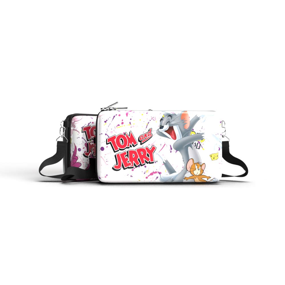 Bolsa Shoulder Bag P Horizontal - Tom and Jerry - Pochete Slim Kameleon