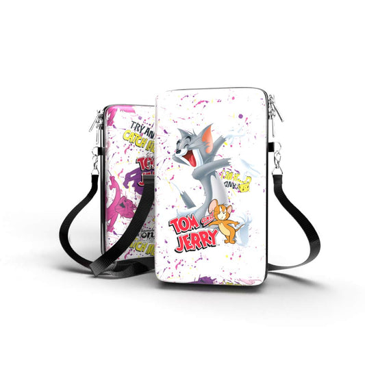 Bolsa Shoulder Bag Tom and Jerry P Vertical - Pochete Slim Kameleon - Kameleon Bags