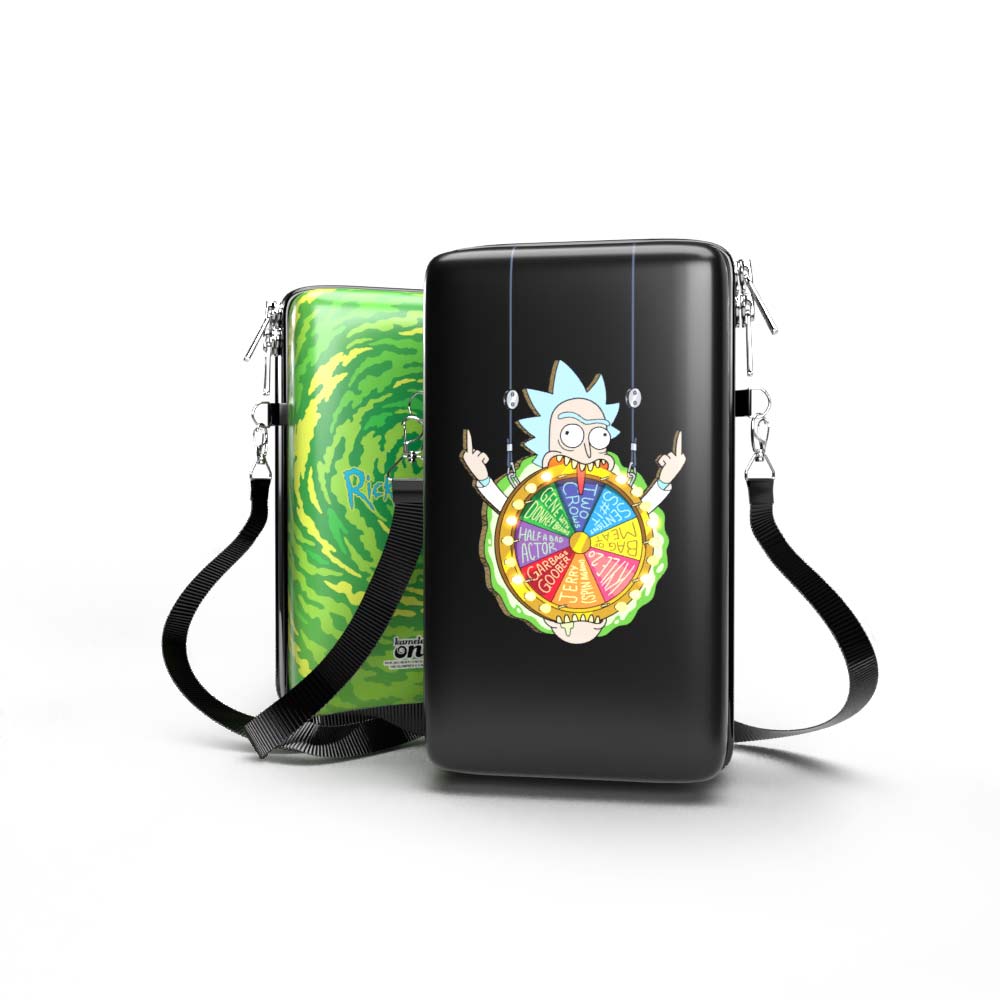 Bolsa Shoulder Bag P Vertical - Rick and Morty - Pochete Slim Kameleon