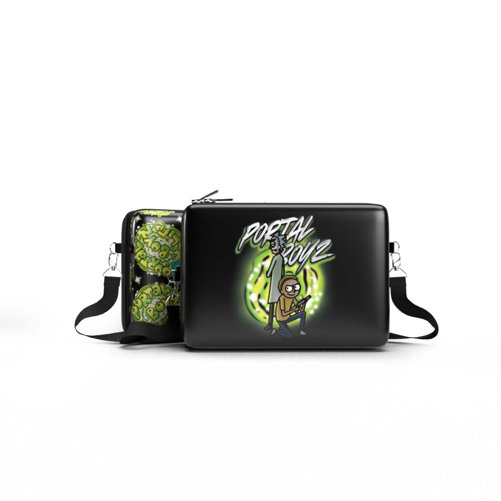 Bolsa Shoulder Bag Rick and Morty G - Pochete/Lancheira/Estojo Kameleon