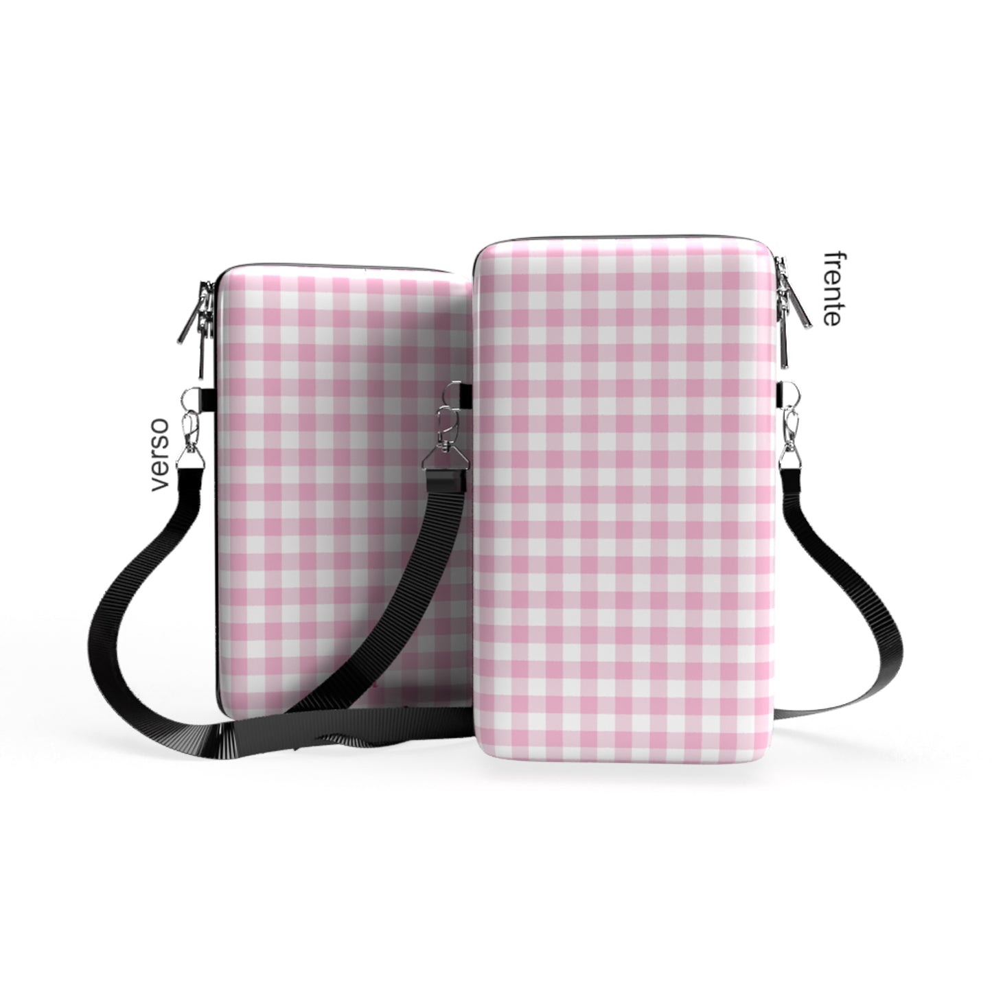 Shoulder Bag P Vertical - Mundo Rosa - Pochete Slim Kameleon