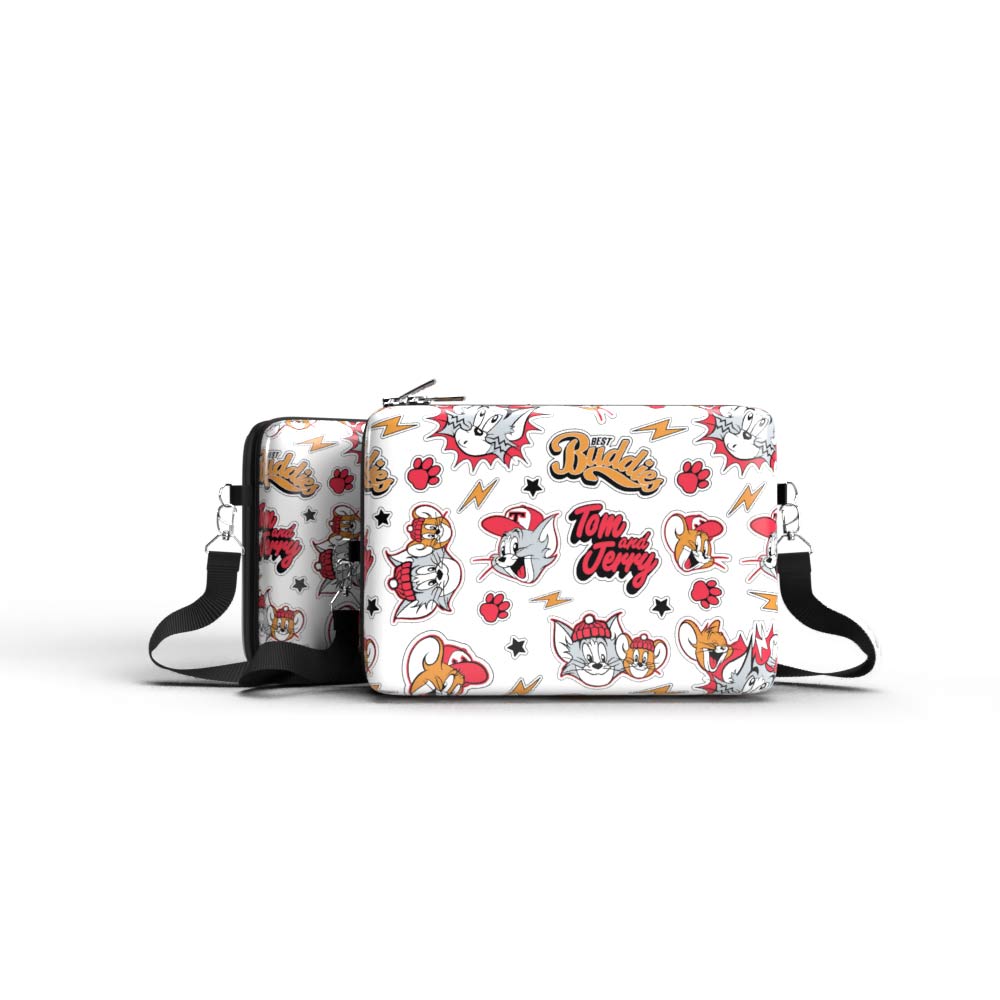 Bolsa Shoulder Bag Tom and Jerry G - Pochete/Lancheira/Estojo Kameleon